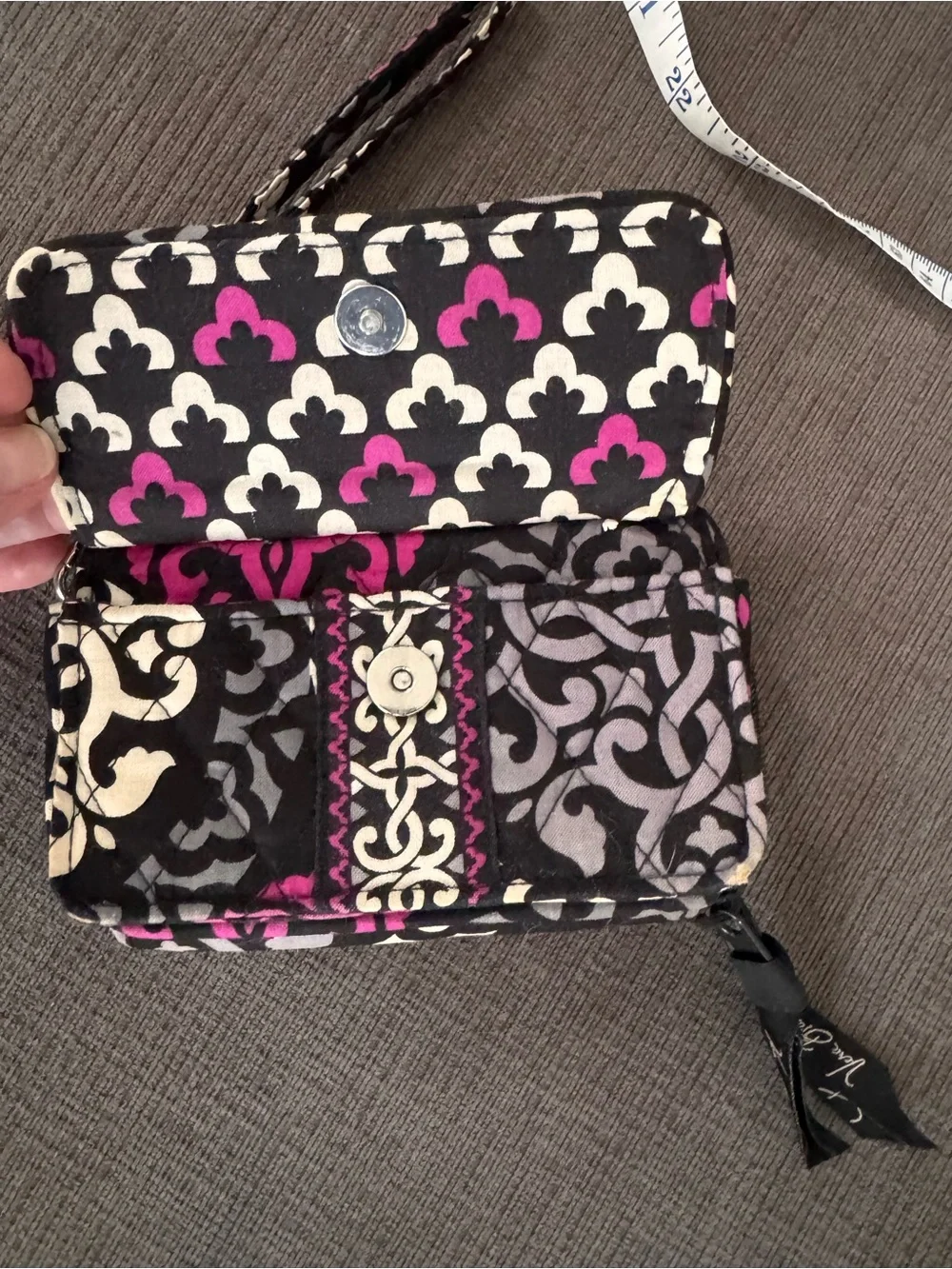 Vera Bradley Quilted Wristlet Clutch